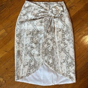 Drew High Rise Slit Skirt